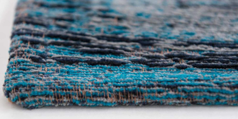 Louis De Poortere matta LX 8255 Fading World Medaillon Grey Turquoise side