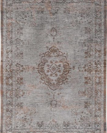 Louis De Poortere matta LX 8257 Fading World Medaillon Grey Ebony
