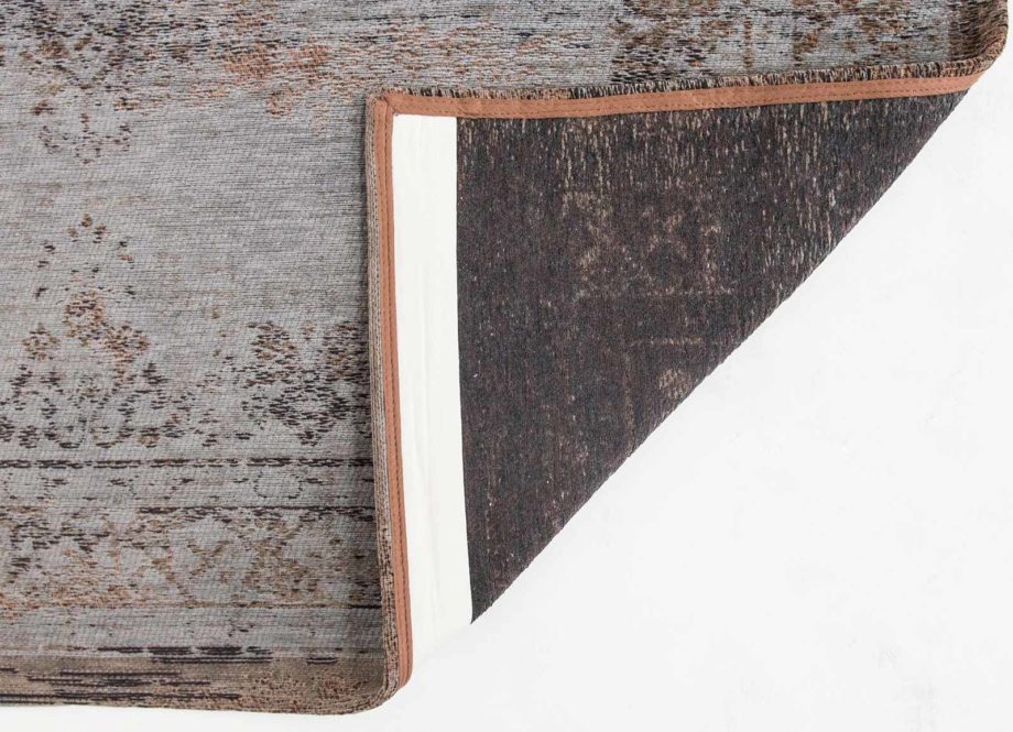 Louis De Poortere matta LX 8257 Fading World Medaillon Grey Ebony back