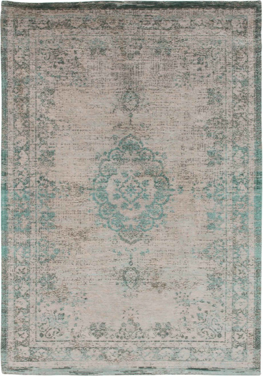 Louis De Poortere matta LX 8259 Fading World Medaillon Jade Oyster