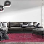 Louis De Poortere matta LX 8260 Fading World Medaillon Scarlet interior