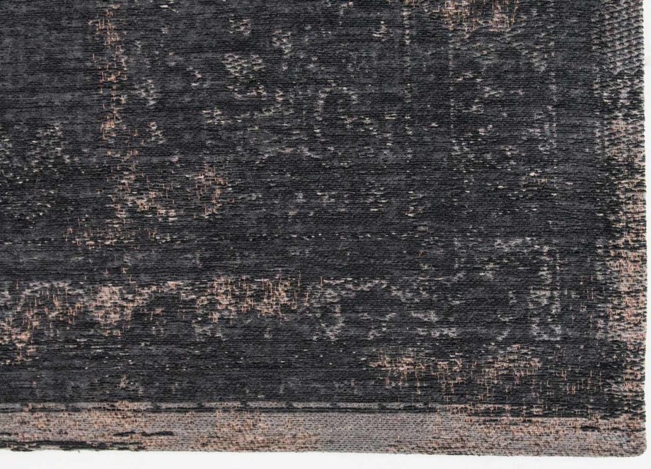 Louis De Poortere matta LX 8263 Fading World Medaillon Mineral Black corner