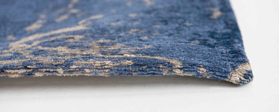 Louis De Poortere matta LX 8629 Mad Men Cracks Abyss Blue side