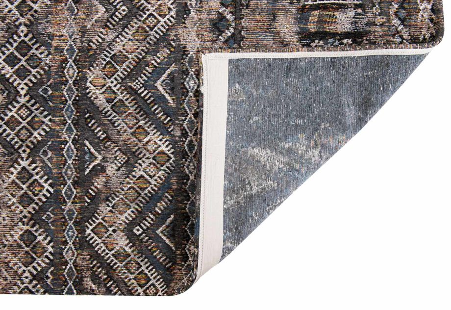 Louis De Poortere matta LX 9113 Antiquarian Kilim Black Rabat back