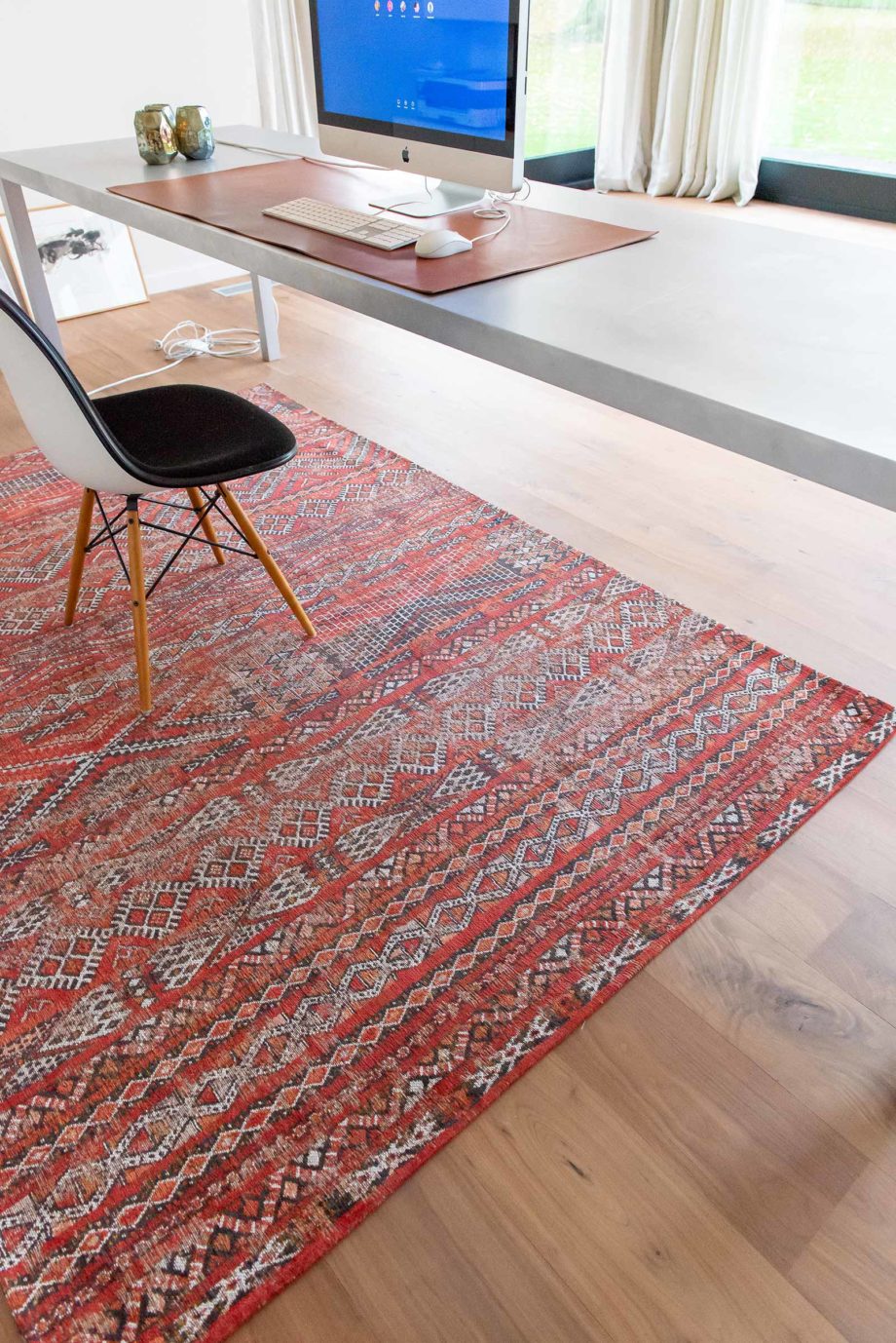 Louis De Poortere matta LX 9115 Antiquarian Kilim Fez Red interior 2