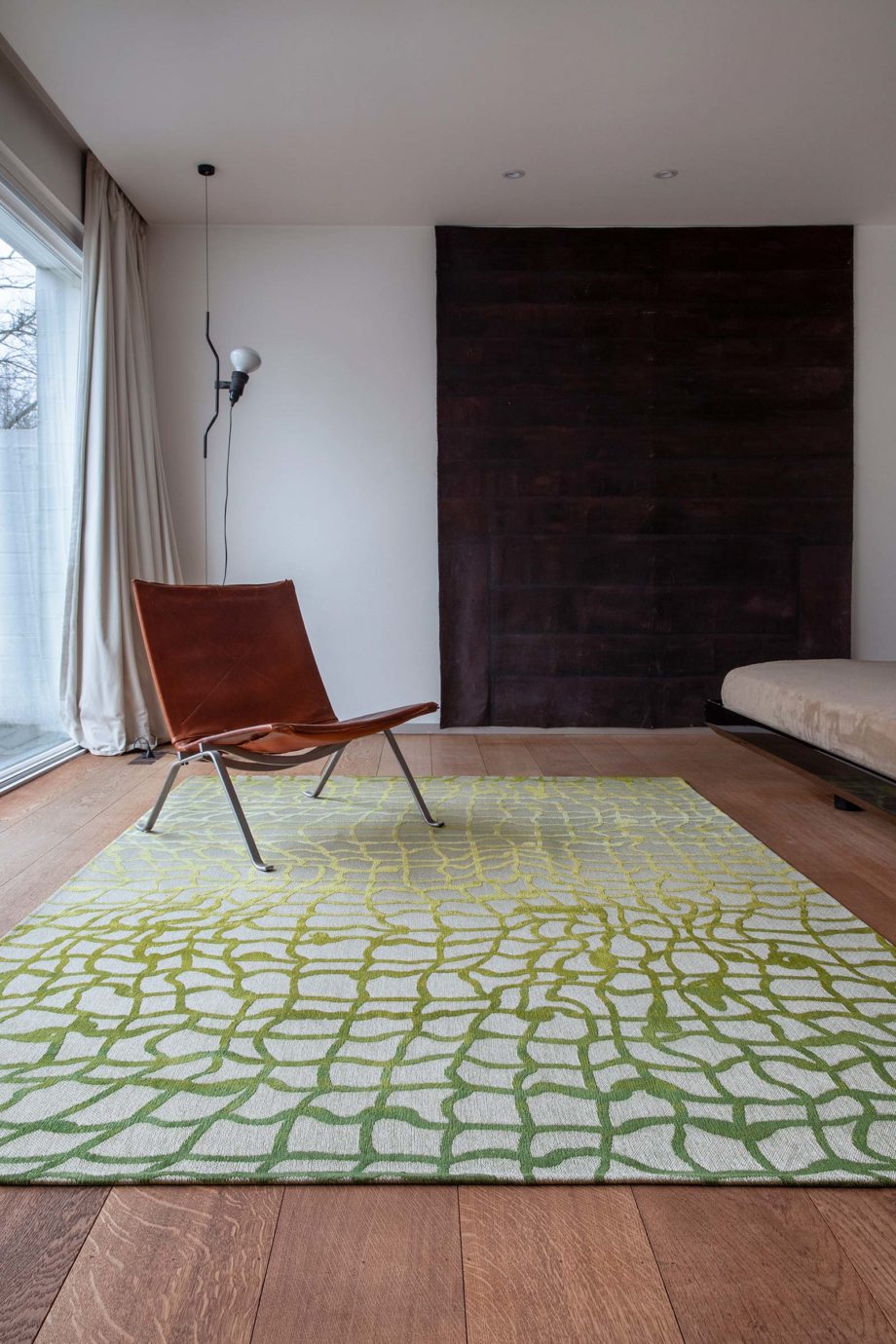 Louis De Poortere matta LX 9204 Mad Men Dedalo Republic Green interior 2