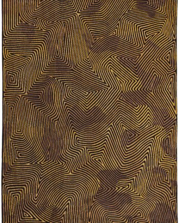 Louis De Poortere matta LX 9227 Meditation Coral Black Gold