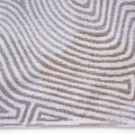 Louis De Poortere matta LX 9228 Meditation Coral Oyster White corner