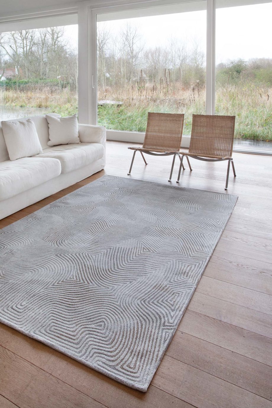 Louis De Poortere matta LX 9228 Meditation Coral Oyster White interior 3