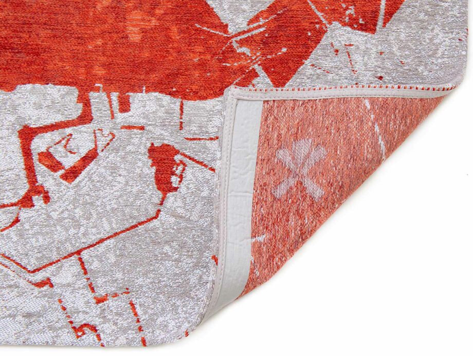 Louis De Poortere matta Cities Amsterdam 9323 Orange Cut back