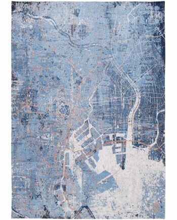 Louis De Poortere matta Cities Tokyo 9314 Conductive Blue