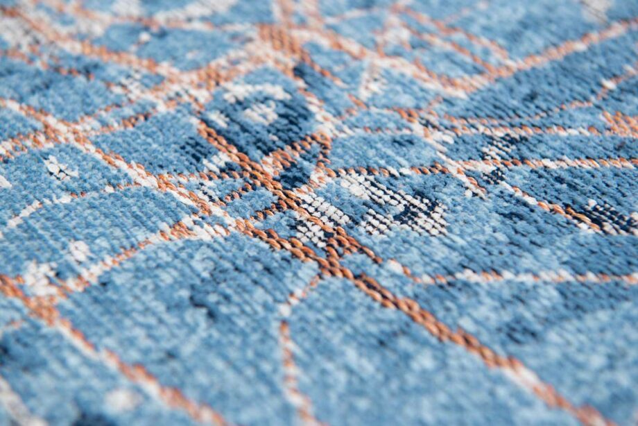 Louis De Poortere matta Cities Tokyo 9314 Conductive Blue zoom 1