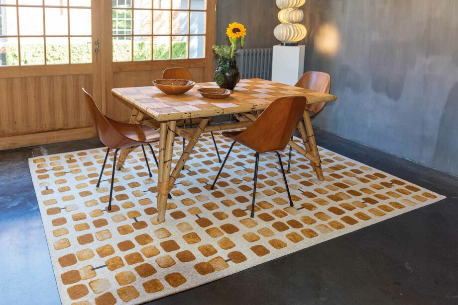 Louis De Poortere matta Craft Cobblestone 9346 Peach Party interior 2