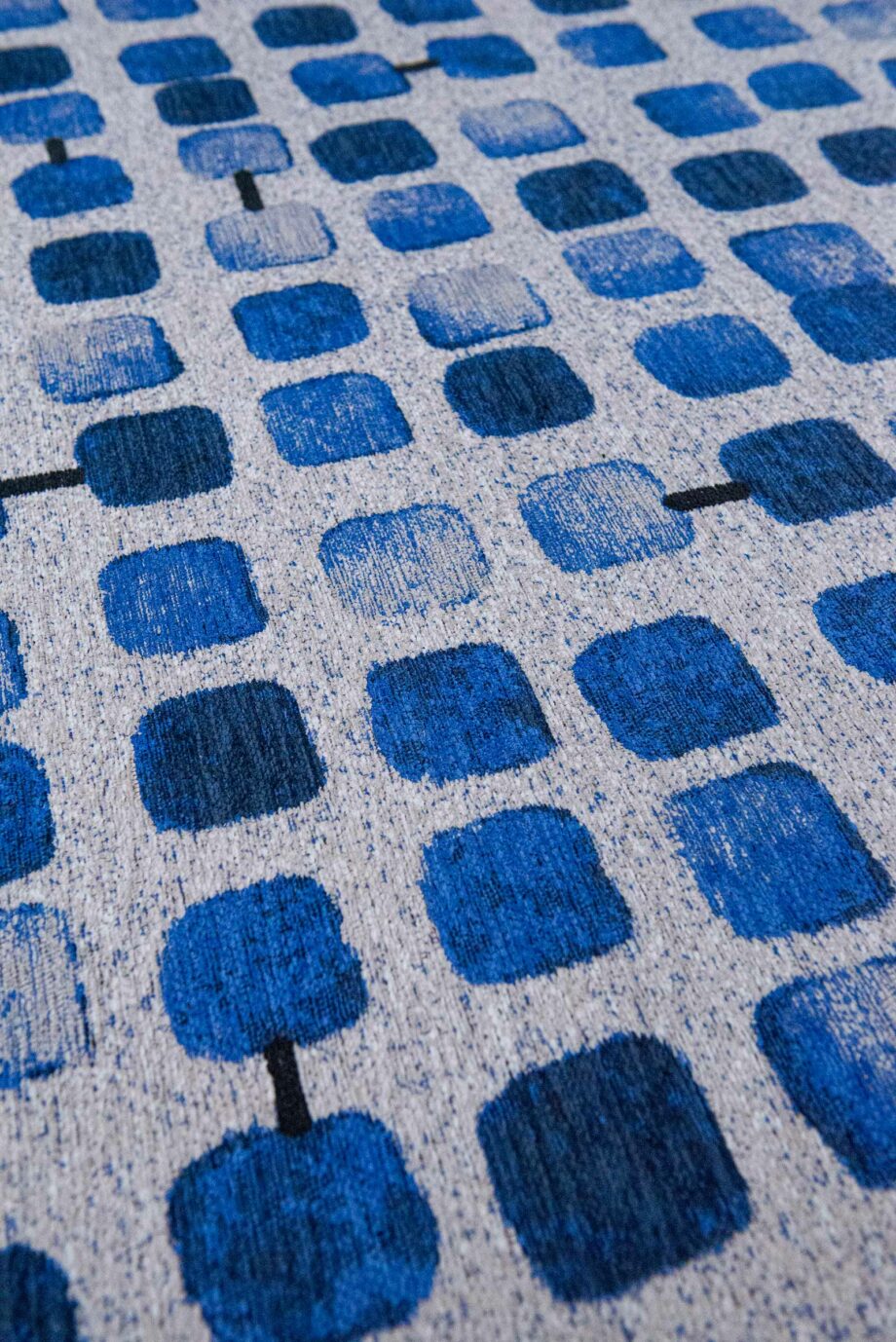 Louis De Poortere matta Craft Cobblestone 9348 Amparo Blues zoom 2