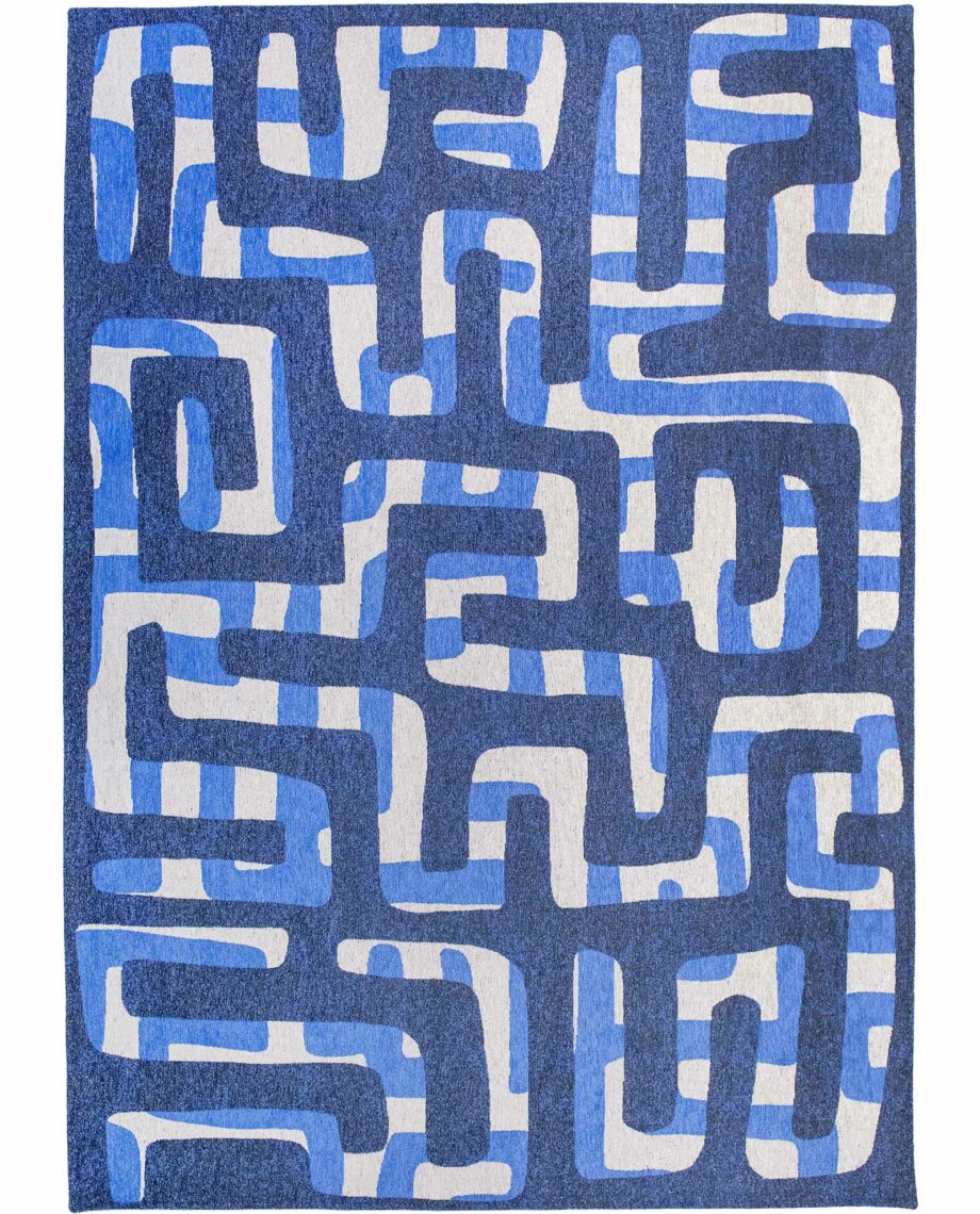 Louis De Poortere matta Craft Kuba 9336 Ultramarine