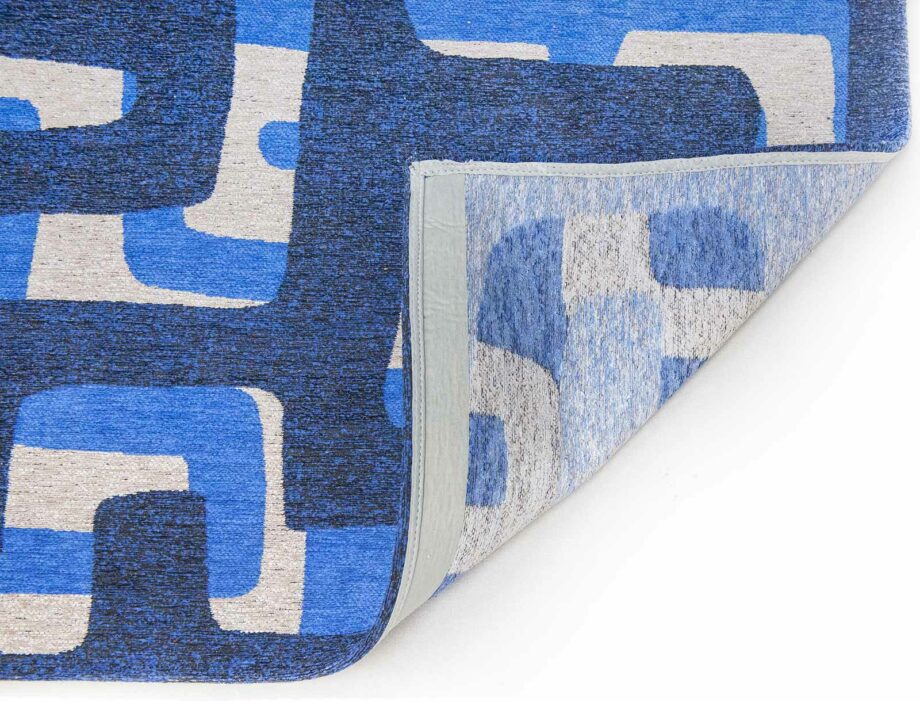 Louis De Poortere matta Craft Kuba 9336 Ultramarine back