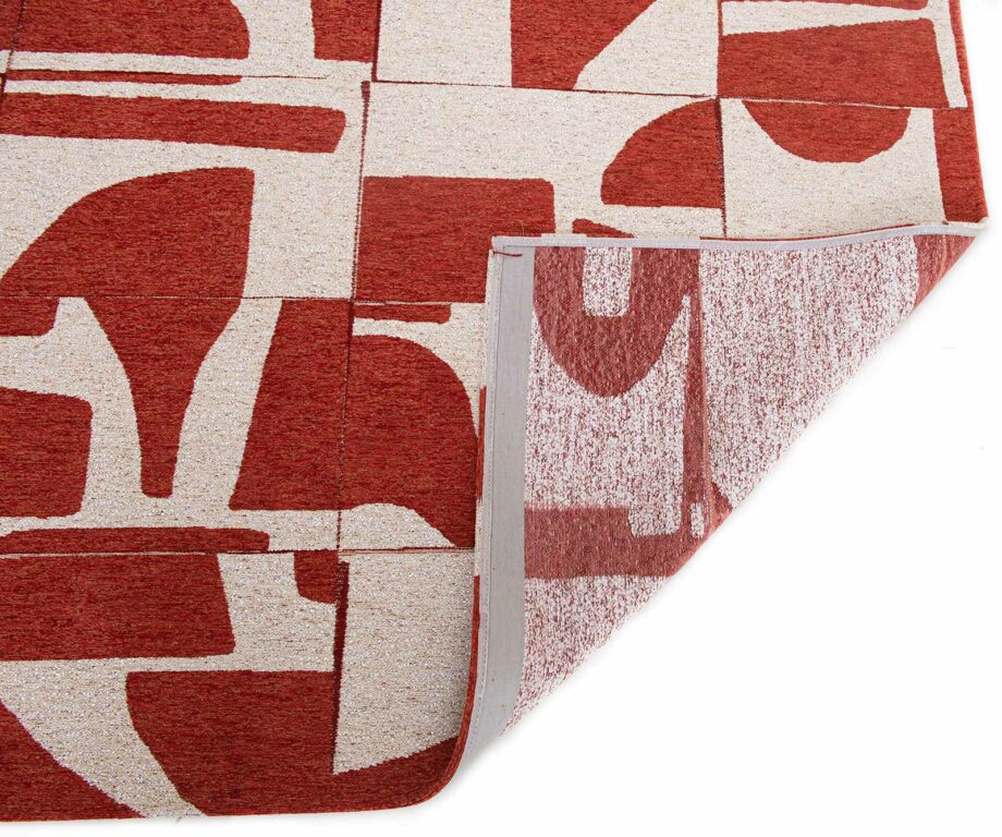 Louis De Poortere matta Craft Papercut 9364 Rust back