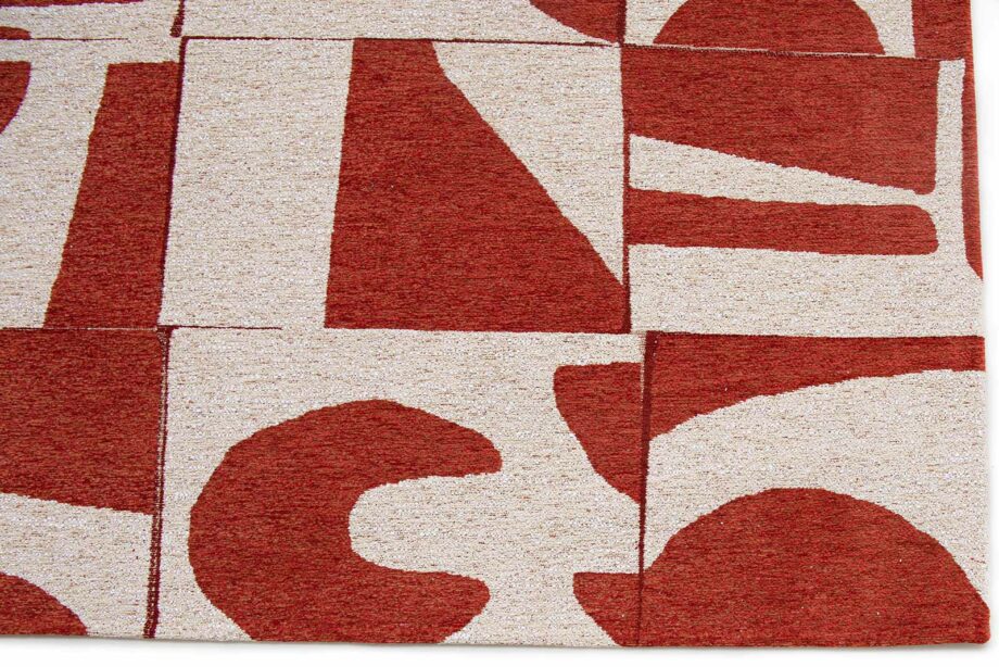 Louis De Poortere matta Craft Papercut 9364 Rust corner