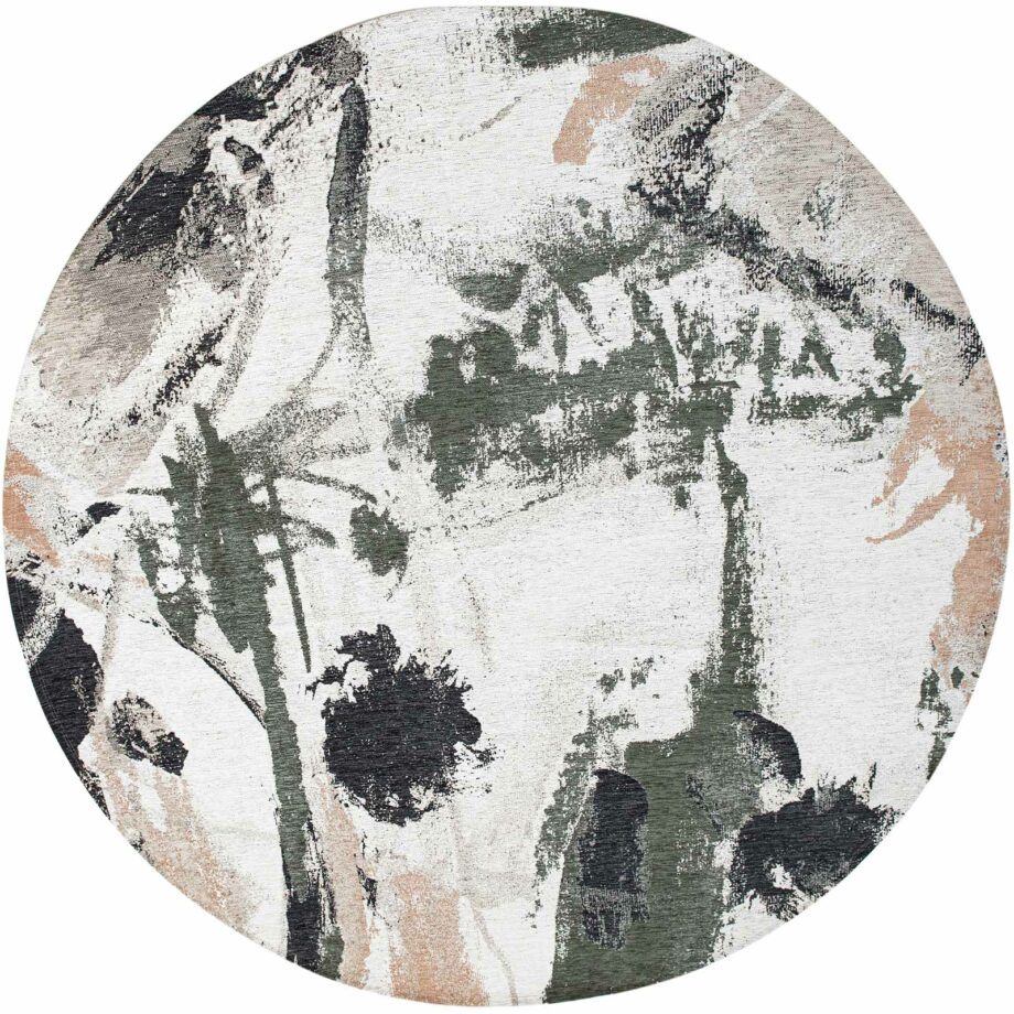 Louis De Poortere matta Gallery Fresque 9393 Indian Rice round