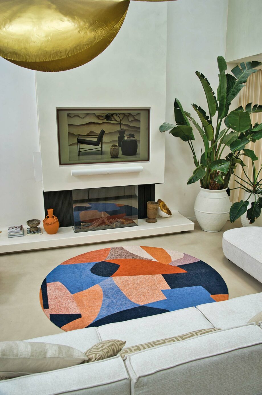 Louis De Poortere matta Gallery Shapes 9368 Carpe Diem interior 1