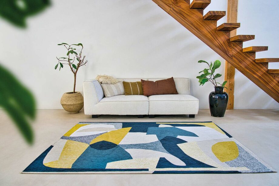 Louis De Poortere matta Gallery Shapes 9369 Duck Song interior 1