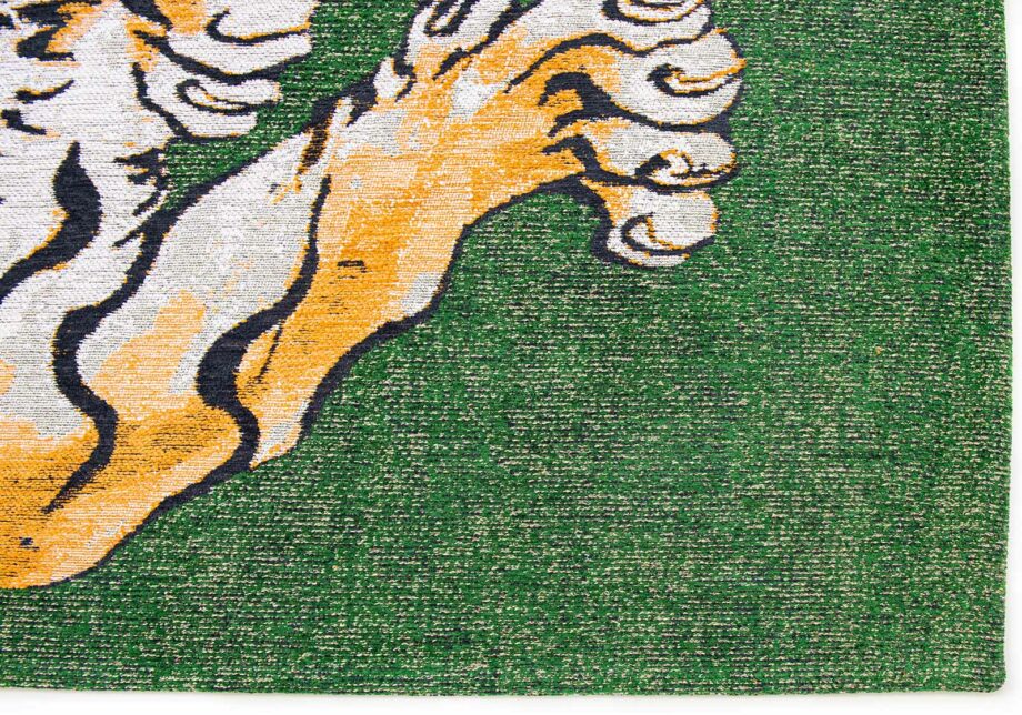 Louis De Poortere matta Pop 9388 Green On Fire corner