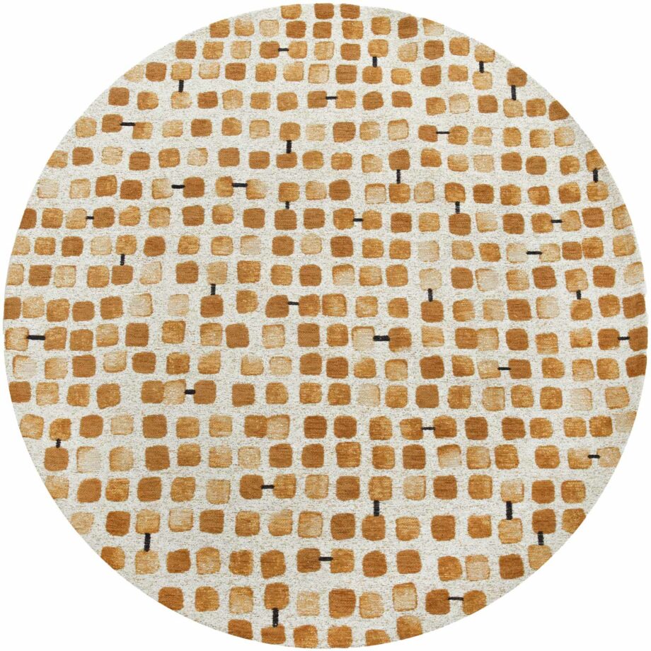 Louis De Poortere Craft Cobblestone 9346 Peach Party round