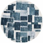 Louis De Poortere Craft Lucia 9355 Ice Blue round