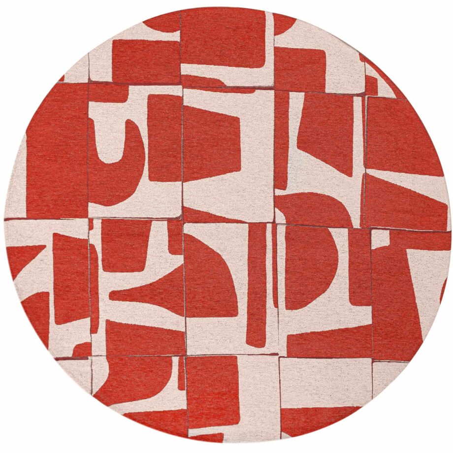 Louis De Poortere Craft Papercut 9364 Rust round