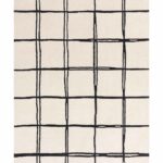 Asiatic matta Albany Grid Monochrome