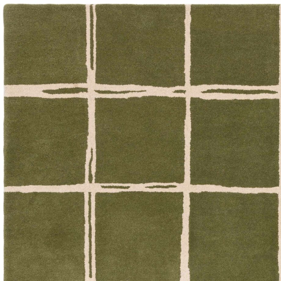Asiatic matta Albany Grid Olive 2