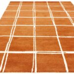 Asiatic matta Albany Grid Rust 1
