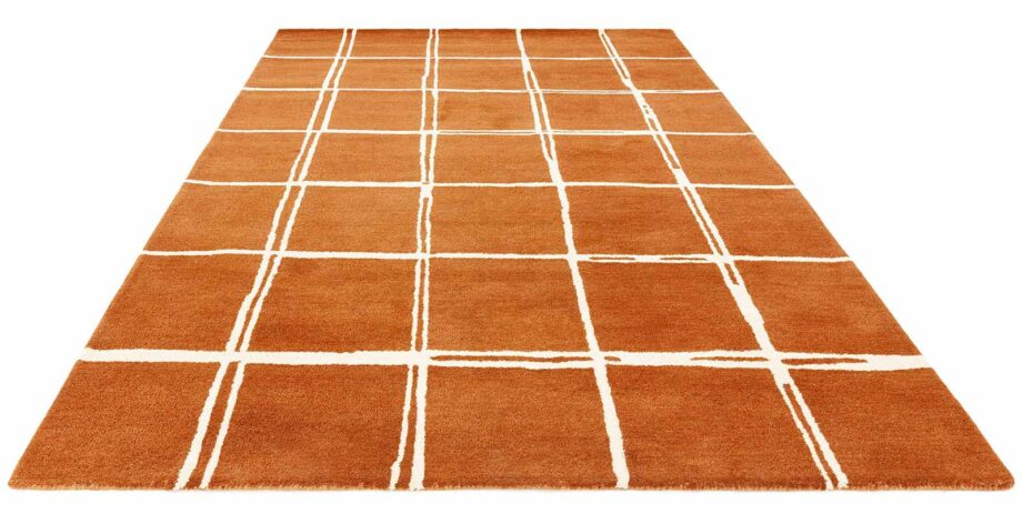 Asiatic matta Albany Grid Rust 1 3D