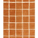 Asiatic matta Albany Grid Rust
