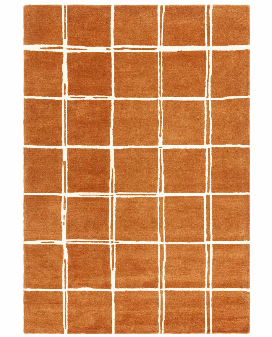 Asiatic matta Albany Grid Rust