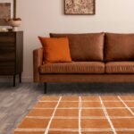 Asiatic matta Albany Grid Rust interior new