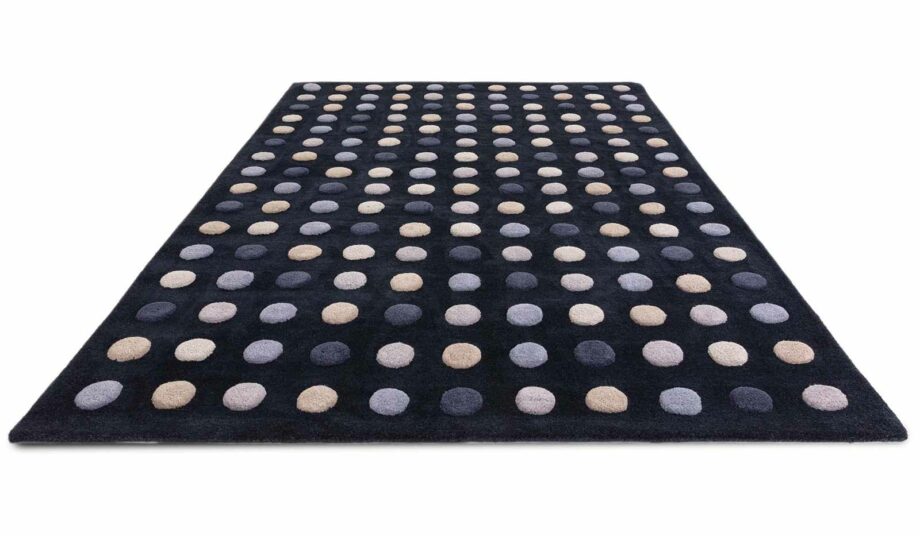 Asiatic matta Dotty Navy 3D