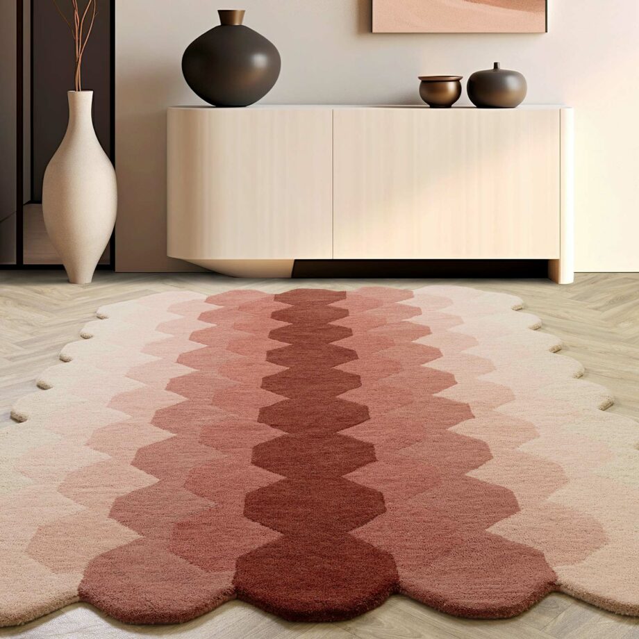 Asiatic matta Hive Pink interior square
