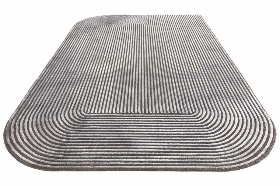 Asiatic matta Kuza Shape Black Charcoal 3D