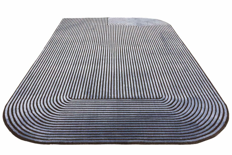 Asiatic matta Kuza Shape Black Navy 3D
