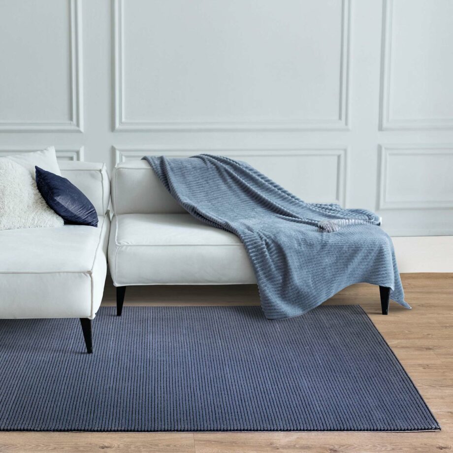 Asiatic matta Kuza Stripe Navy interior square