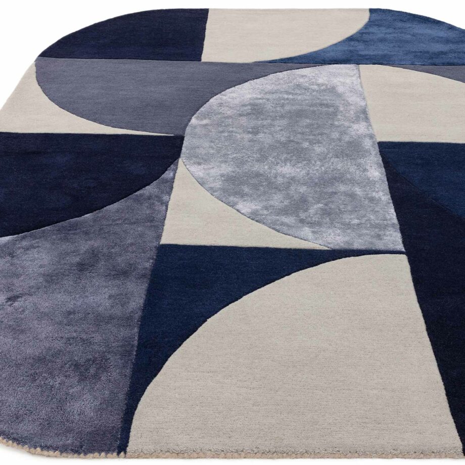Asiatic matta Matrix 74 Oval Indigo 1