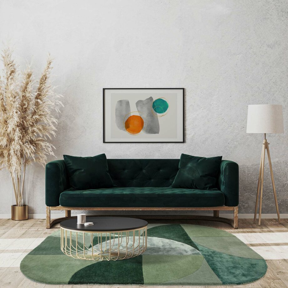 Asiatic matta Matrix 75 Oval Forest interior