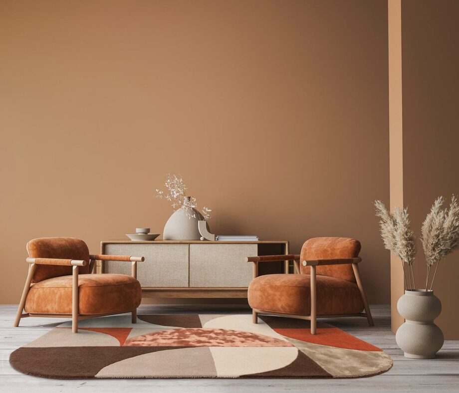 Asiatic matta Matrix 77 Oval Spice interior