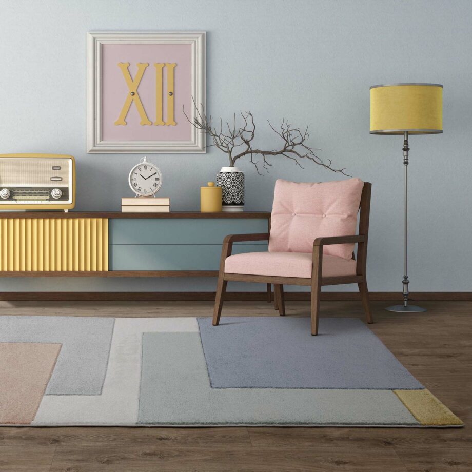 Asiatic matta Sketch SK12 Blocks Pastel interior square