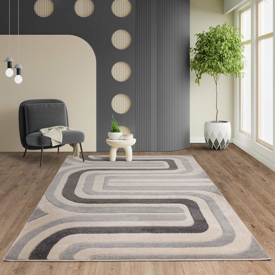 Asiatic matta Sketch SK17 Contour Grey interior square