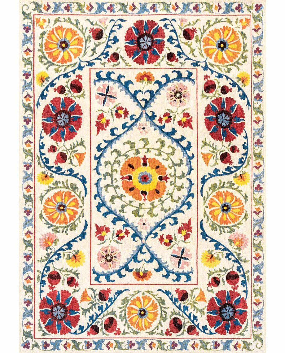 Louis De Poortere matta Antiquarian Suzani 9728 Origine