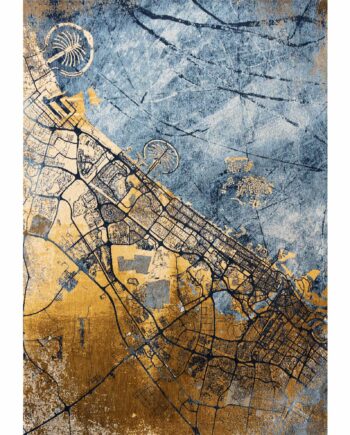Louis De Poortere matta Cities Dubai 9698 Gold Sea