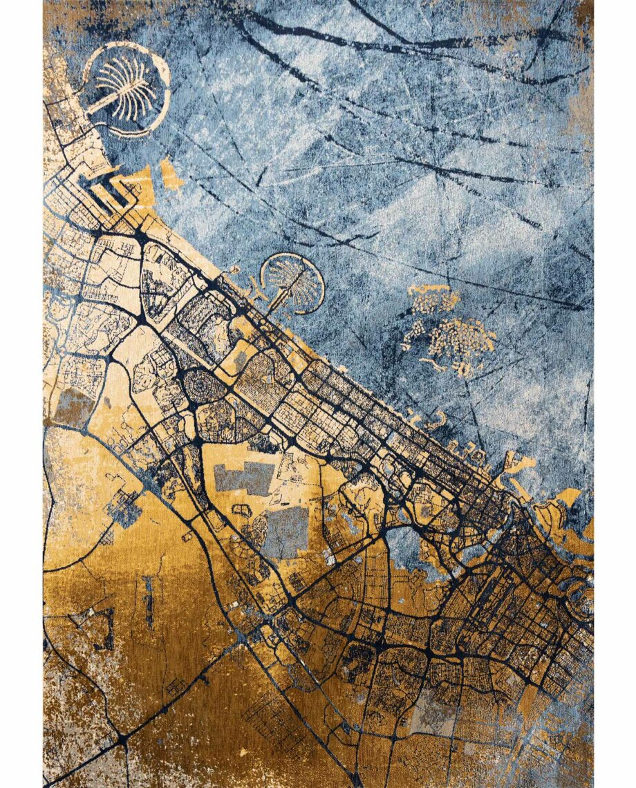Louis De Poortere matta Cities Dubai 9698 Gold Sea