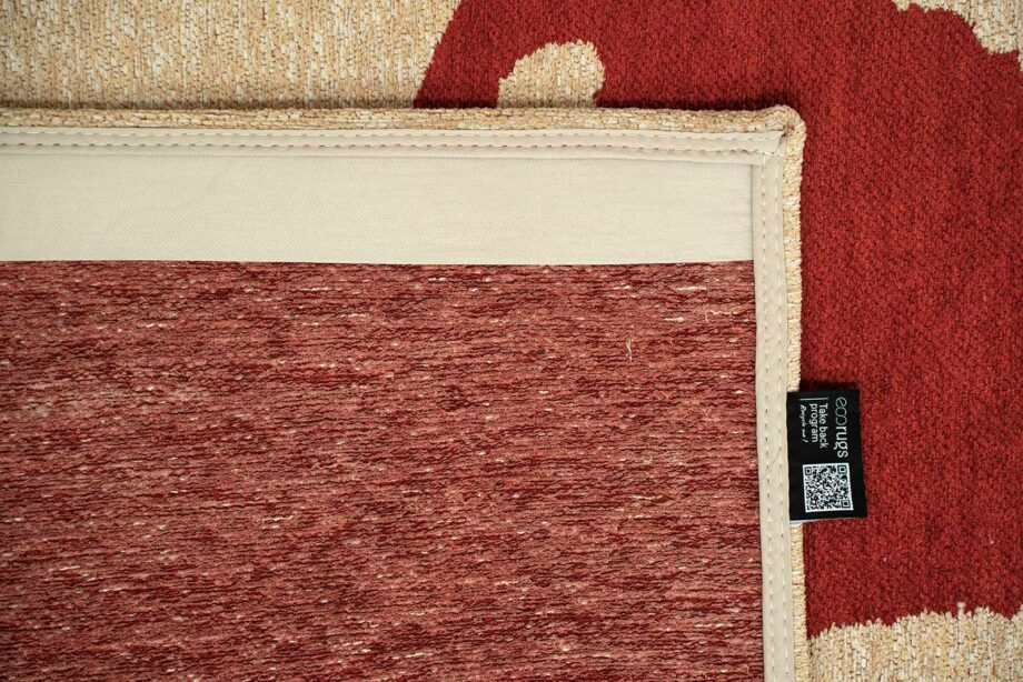 Louis De Poortere matta Craft Ribbon 9847 Imperial Red back